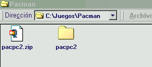 Una vez descomprimido doble clic sobre la carpeta pacpc2